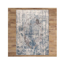 Envy Light Grey Hallway Runner Machine Knotted Rug