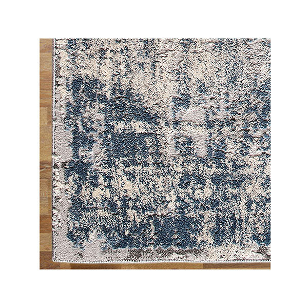 Envy Light Grey Hallway Runner Machine Knotted Rug