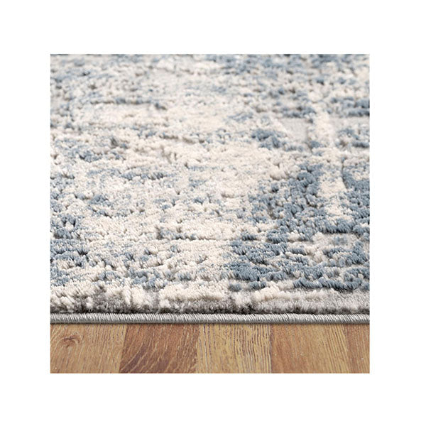 Envy Light Grey Hallway Runner Machine Knotted Rug