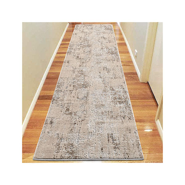 Envy Light Grey Machine Knotted Rug