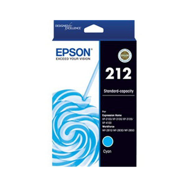 Epson 212 Std Cyan Ink For Xp 4100 Xp 3105 Xp 3100 Xp 2100