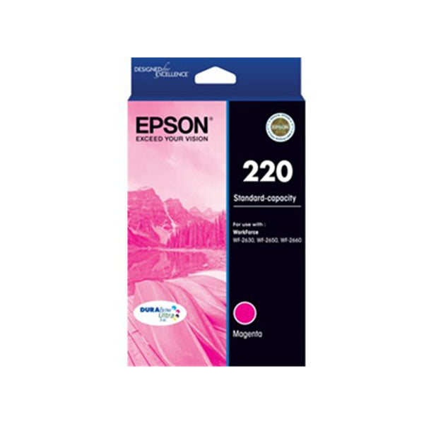 Epson 220 Std Cap Durabrite Ultra Magenta