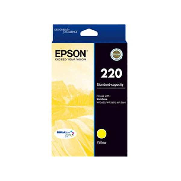 Epson 220 Std Cap Durabrite Ultra Yellow Ink