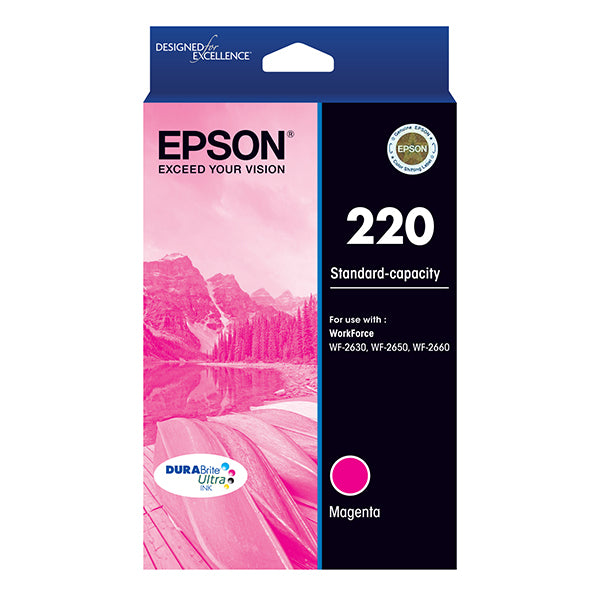 Epson 220 Std Capacity Durabrite Ultra Magenta Ink