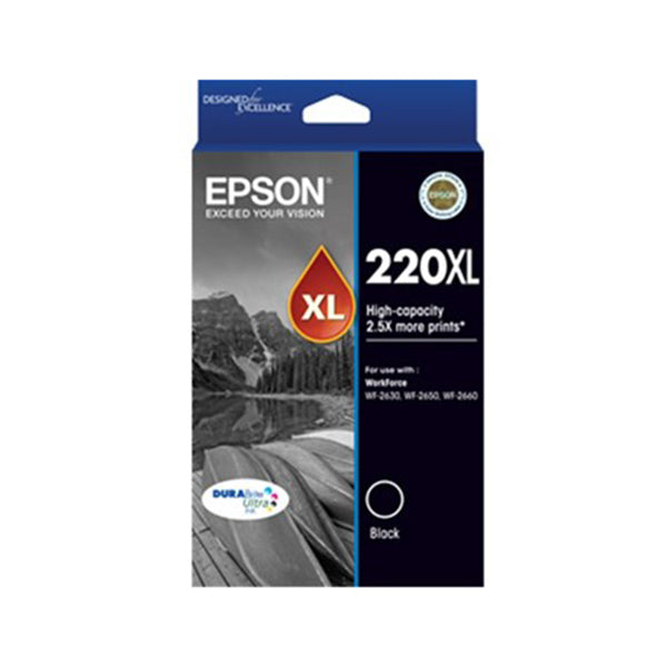 Epson 220Xl High Cap Durabrite Ultra Black Ink