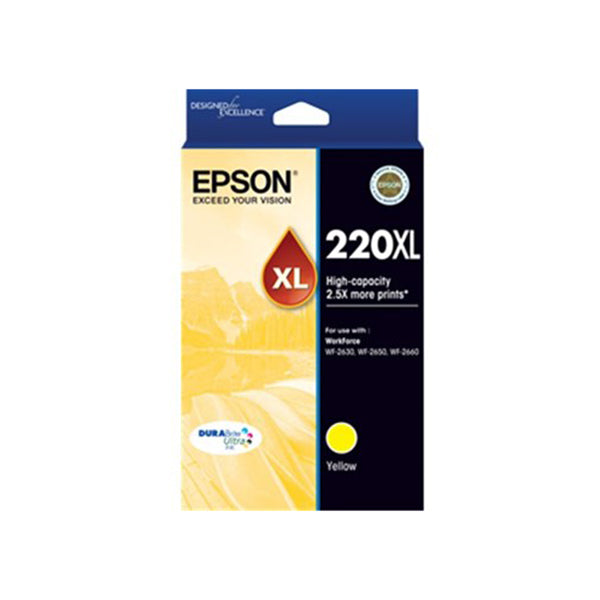 Epson 220Xl High Cap Durabrite Ultra Yellow Ink