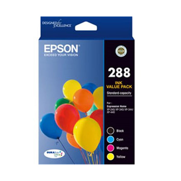 Epson 288 4 Colour Ink Pack Xp 240 Xp 340 Xp 344 Xp 440