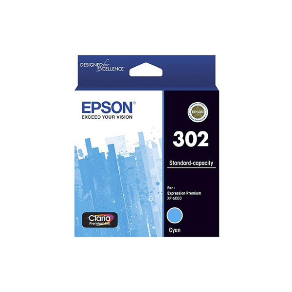 Epson 302 Cyan Ink Claria Premium