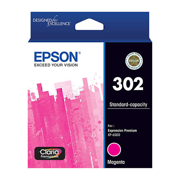 Epson 302 Standard Capacity Magenta Ink Cart