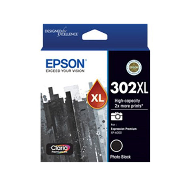 Epson 302Xl Claria Premium Photo Black Ink