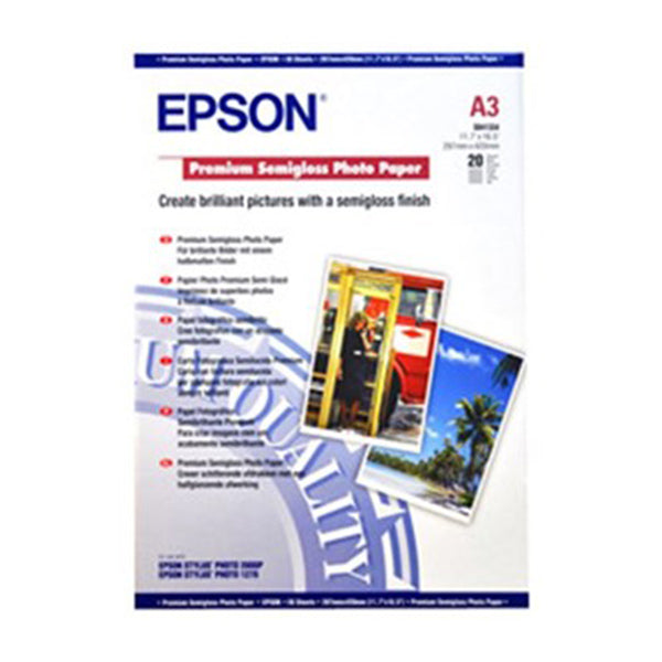 Epson Premium Semigloss Photo Paper A3