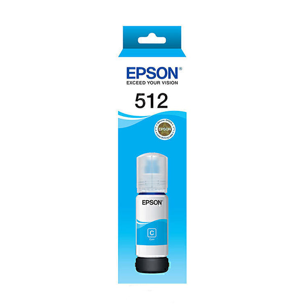 Epson T512 Consumabe Ink Cyan Ecotank Bottle