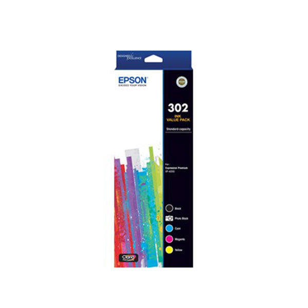 Epson 302 5-Colour Ink Pack Claria Premium