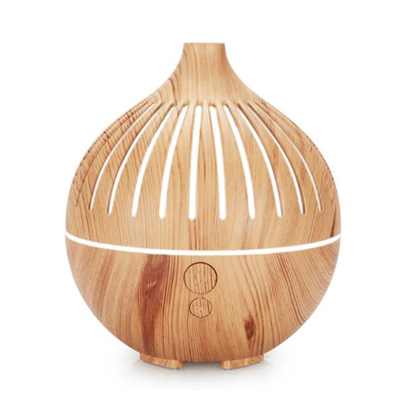 Essential Oil Usb Aroma Diffuser 180Ml Led Light Wood Mist Humidifier