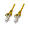 Pack Of 50 Cat 6 Ultra Thin Lszh Ethernet Network Cable Yellow