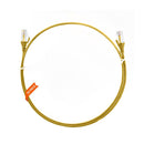 Pack Of 50 Cat 6 Ultra Thin Lszh Ethernet Network Cable Yellow