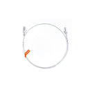 50Pcs 1M Cat 6 Ultra Thin Lszh Ethernet Network Cable White