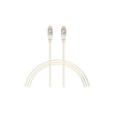 10Pcs White Cat 6A Rj45 S Ftp Thin Lszh 30 Awg Network Cable