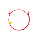 10Pcs Cat 6 Ultra Thin Lszh Ethernet Network Cable Red