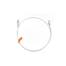 50Pcs Cat 6 Ultra Thin Lszh Ethernet Network Cable White