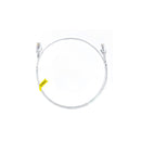 10Pcs White Cat 6 Ultra Thin Lszh Ethernet Network Cable