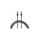 10Pcs 5M Cat 6A Rj45 S Ftp Thin Lszh 30 Awg Network Cable Black