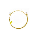 10Pcs Cat 6 Ultra Thin Lszh Ethernet Network Cable Yellow