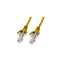10Pcs Cat 6 Ultra Thin Lszh Ethernet Network Cable Yellow