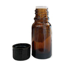 Amber Glass Bottles Round