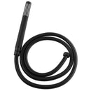 Euro Freestanding Round Matte Black Bath Mixer Spout w/ Handheld Head
