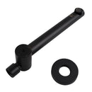 Bathtub Swivel Spout Basin Water Brass Faucets Wall Mounted Black