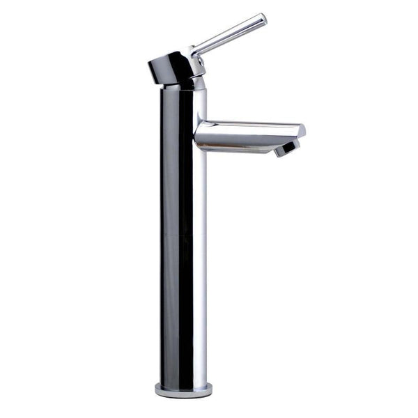 Euro Round Chrome Tall Basin Mixer