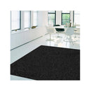 Europa Black Machine Knotted Rug