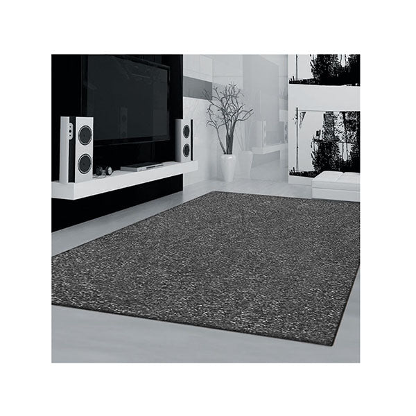 Europa Dark Grey Machine Knotted Rug