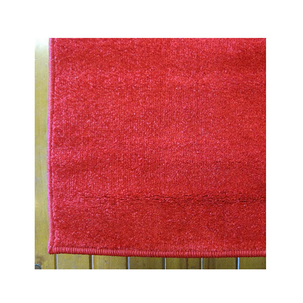 Europa Red Machine Knotted Rug