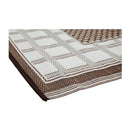Europe Chestnut and Walnut Brown Geometric Reversible Outdoor Rug