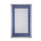 Europe Midnight Blue Geometric Recycled Plastic Reversible Outdoor Rug