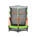 Trampoline Kids Trampolines Cover Safety Net Pad Ladder Gift Green