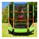 Trampoline Kids Trampolines Cover Safety Net Pad Ladder Gift Green