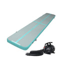 Inflatable Air Track Mat With Pump Tumbling Gymnastics Green