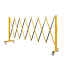 Expandable Portable Safety Barrier With Castors 350Cm