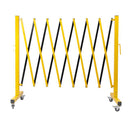 Expandable Portable Safety Barrier With Castors 350Cm