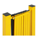 Expandable Portable Safety Barrier With Castors 350Cm