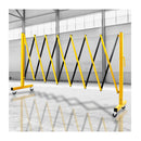 Expandable Portable Safety Barrier With Castors 350Cm