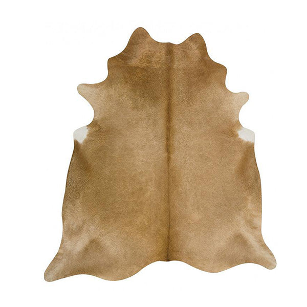 Exquisite Natural Cow Hide Beige Rug