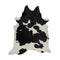 Exquisite Natural Cow Hide Black White Rug