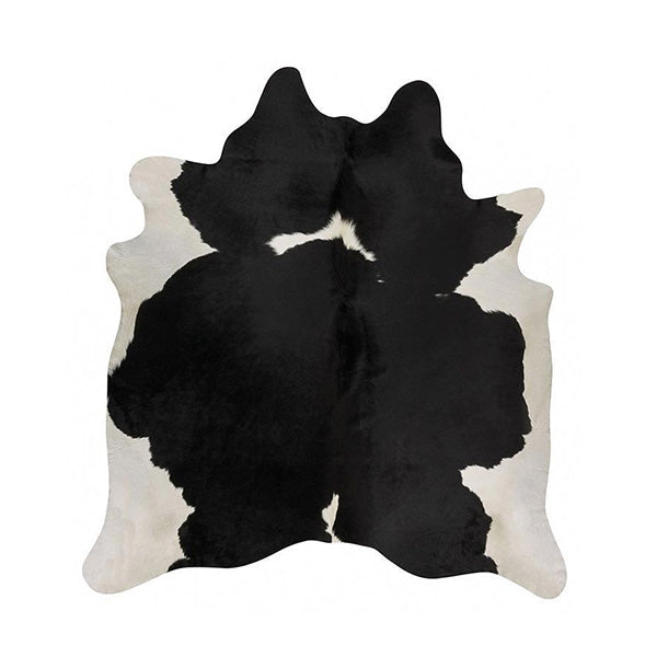 Exquisite Natural Cow Hide Black White Rug