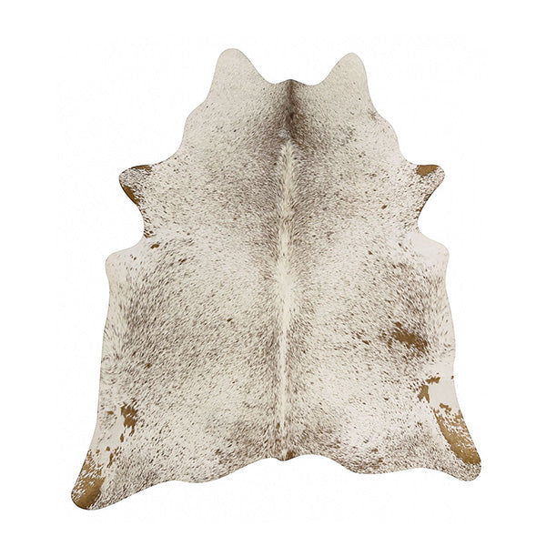 Exquisite Natural Cow Hide Salt And Pepper Brown Rug