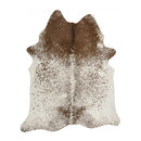 Exquisite Natural Cow Hide Salt And Pepper Brown Rug