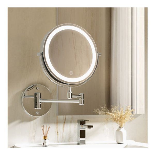 Extendable Makeup Mirror 10X Magnifying Double Sided Bathroom Mirror